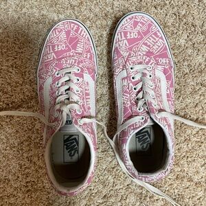 Women’s Pink Vans size 9.5